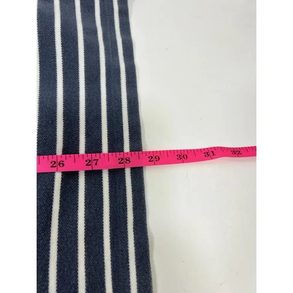 Polo Ralph Lauren Mens Polo Sz L Blue White Stripe Casual Preppy Collegiate